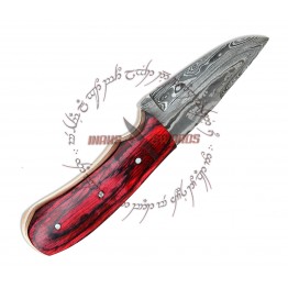 Hunters Spike Knife by Rebel Wolf Damascus Hand Forged 1095 High Carbon Steel